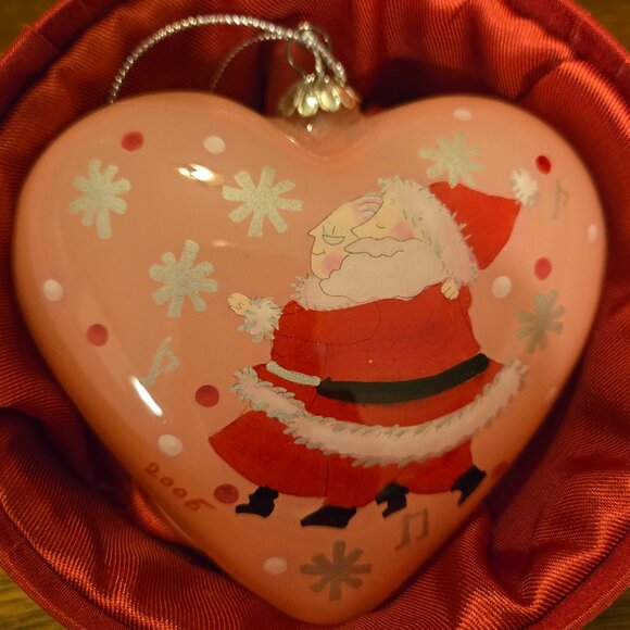 Pier 1 Santa & Mrs. Clause Christmas Ornament - Picture 1 of 8